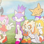 Sonic Group Picture With My OC