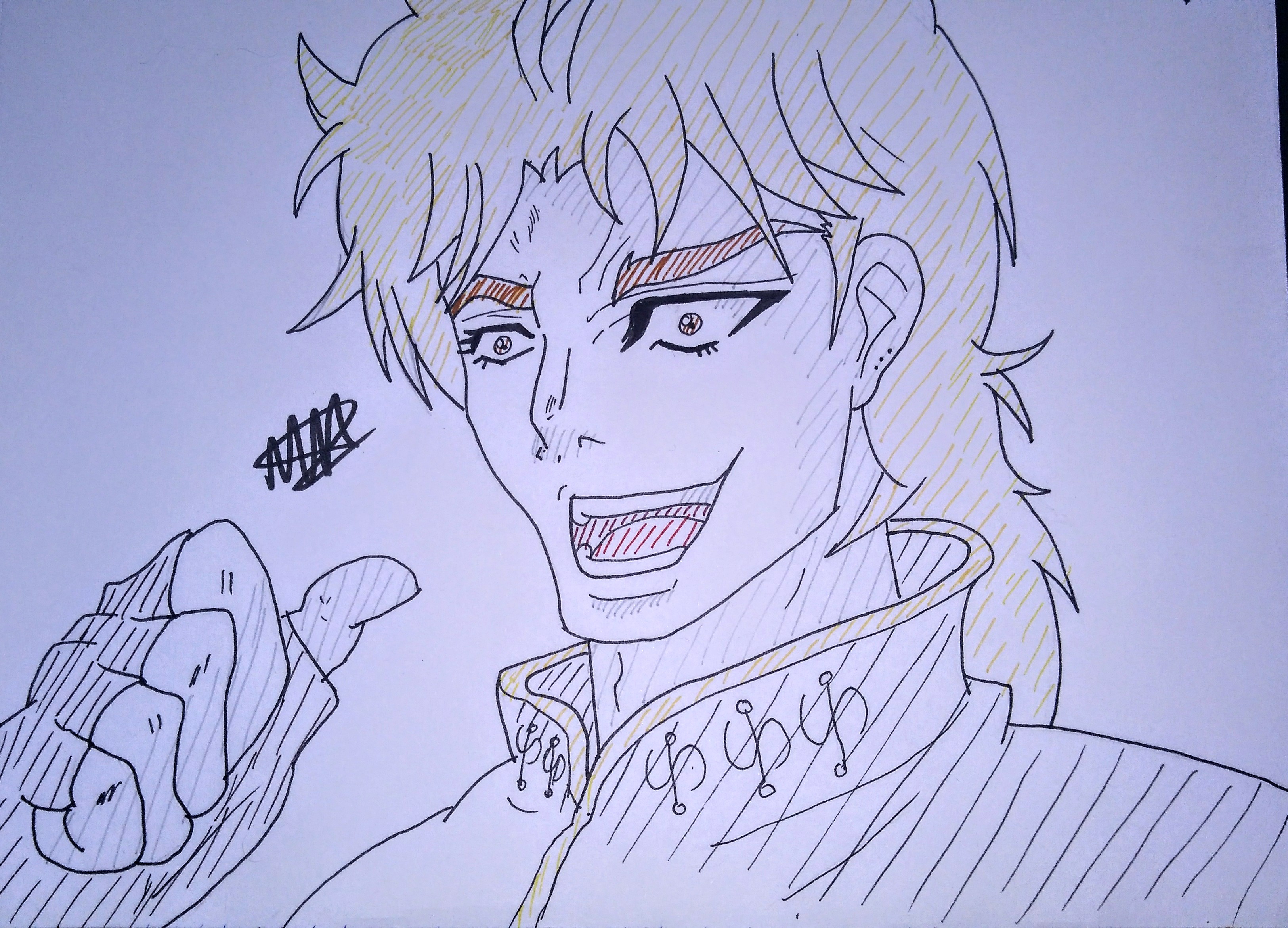 Dual_project_art - 🔥KONO DIO DA!🔥 Hope you all like my drawing of Dio,  from jojo😍. I tried to recolor it usings my personal style. Follow me for  other anime drawings, and leave