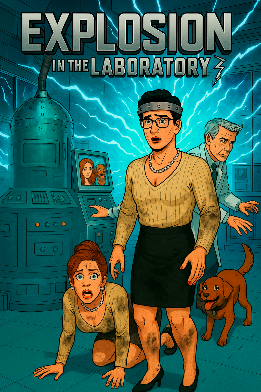 Anime Exploded Lab Explosion in the laboratory | Cover by KarenCDzinha on DeviantArt