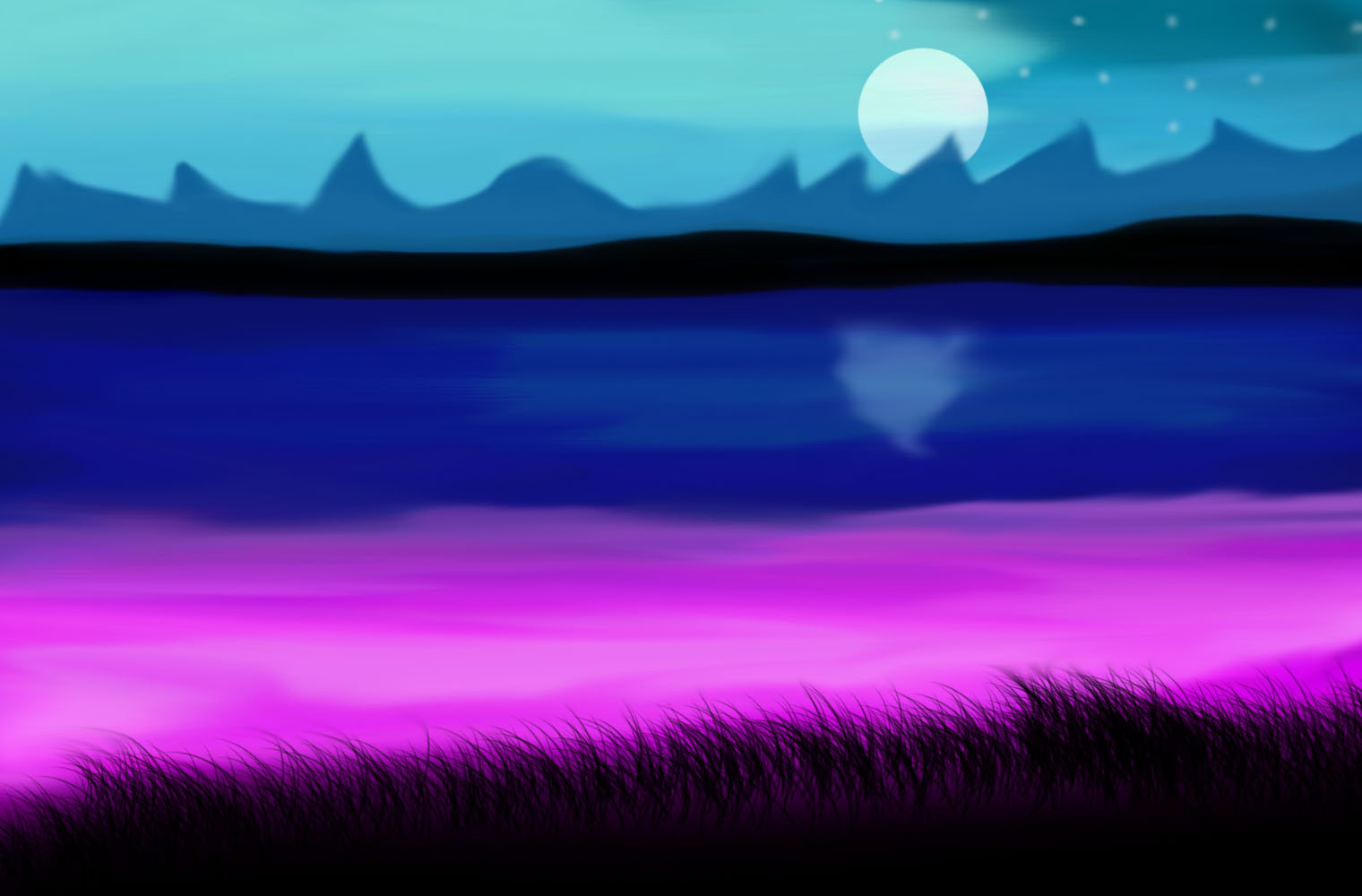 Light Night Sky Background