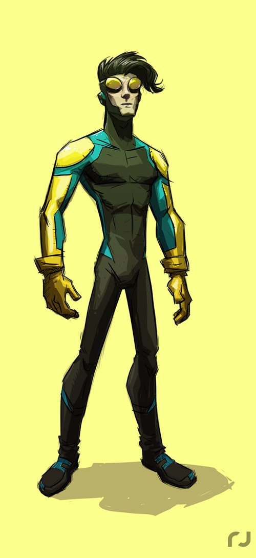 Invincible redesign by Larushus on DeviantArt