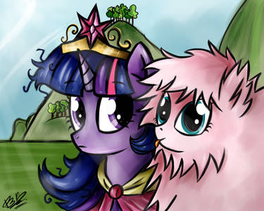 Twilight and Fluffle Puff