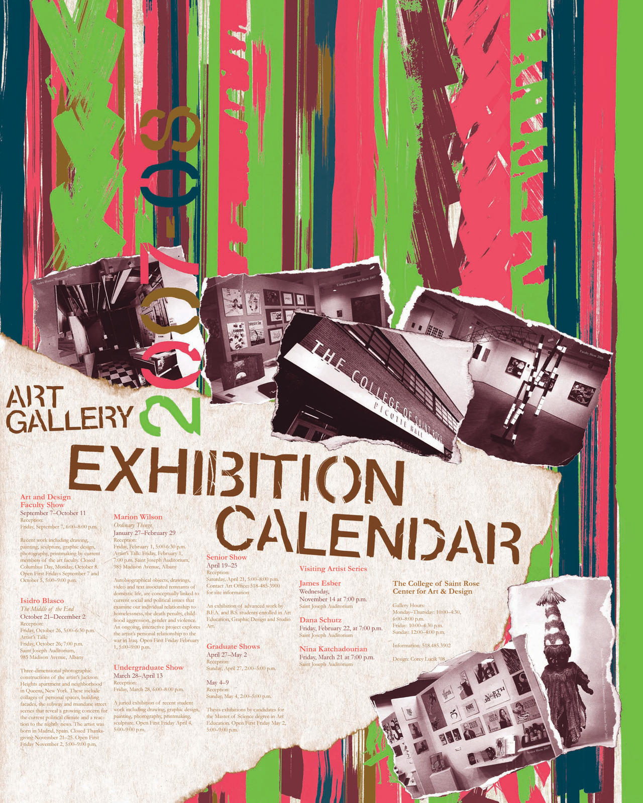 Exhibition Calendar 2007-8