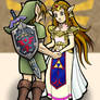 Link and Zelda Color