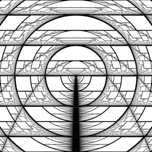 Harmonic Perspective Moire Parabolas