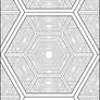 Hexagon Harmonic Perspective Drawing