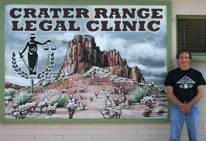 Crater Range Sign