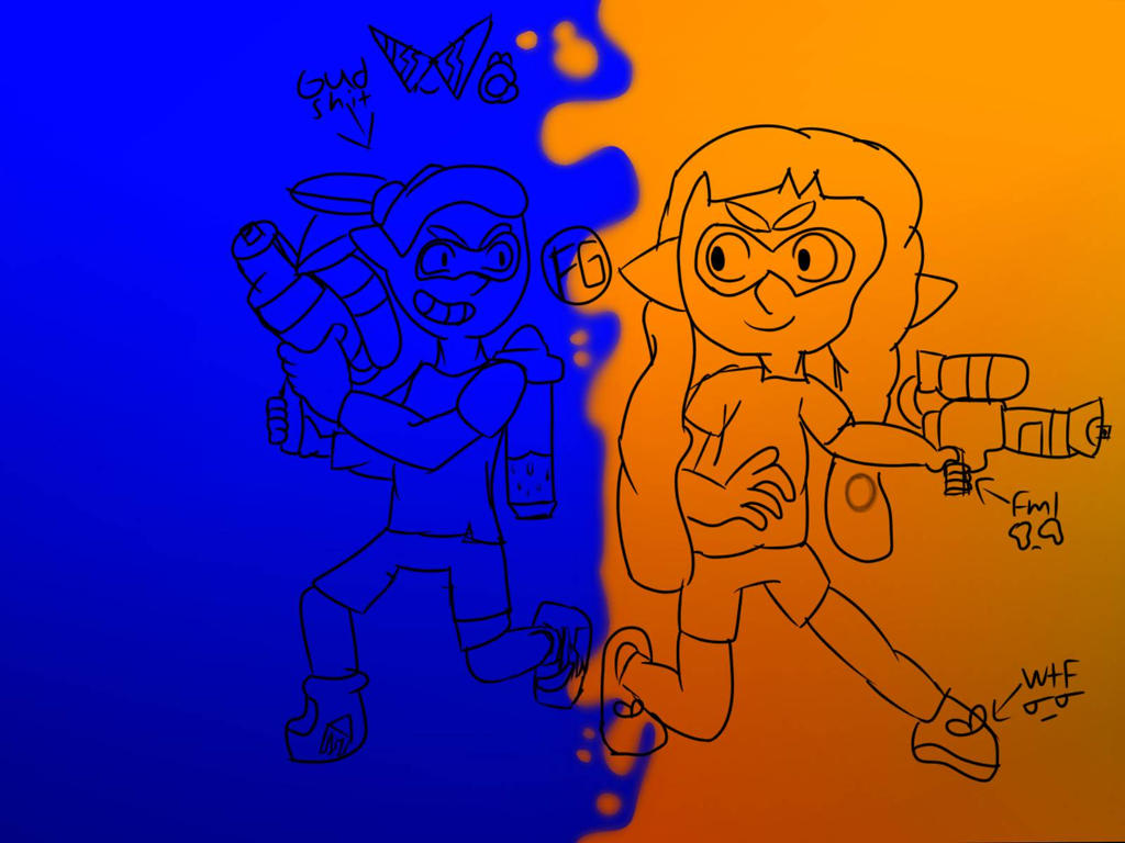 Splatoons by TherealFrankieGuns on DeviantArt