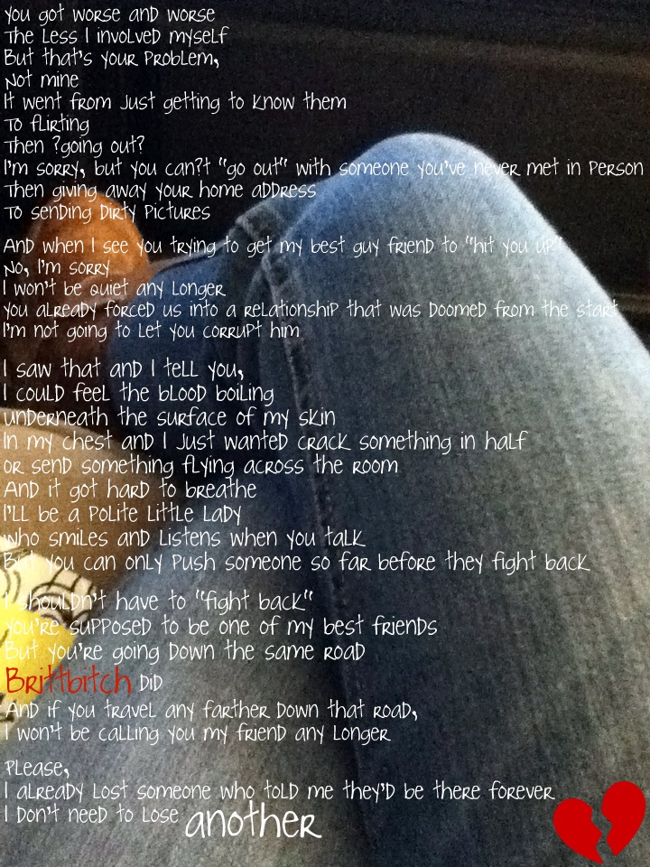 Poem Its Not Jealousy Part 2 by teenyti