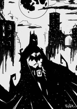 sketching the Batman