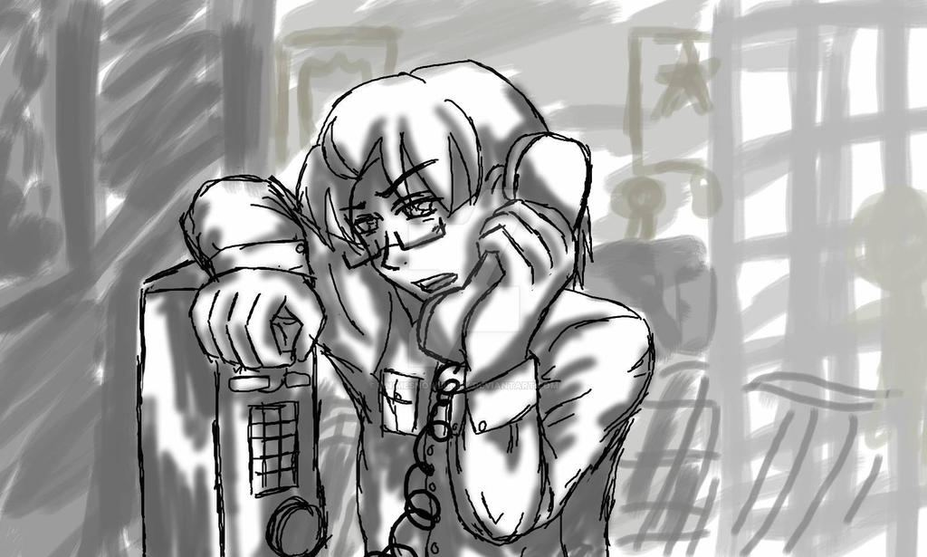 Anime Rafi Call Making the Call by AnimeSnowBunny on DeviantArt