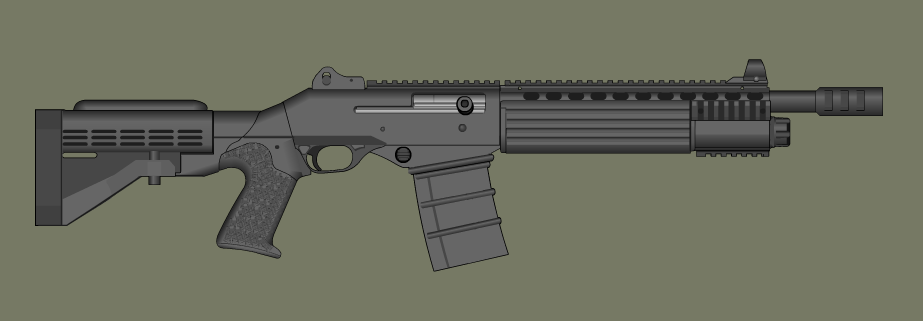 Tactical shotgun by PatTheGunartist