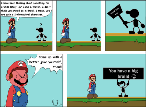 Mario's bad joke