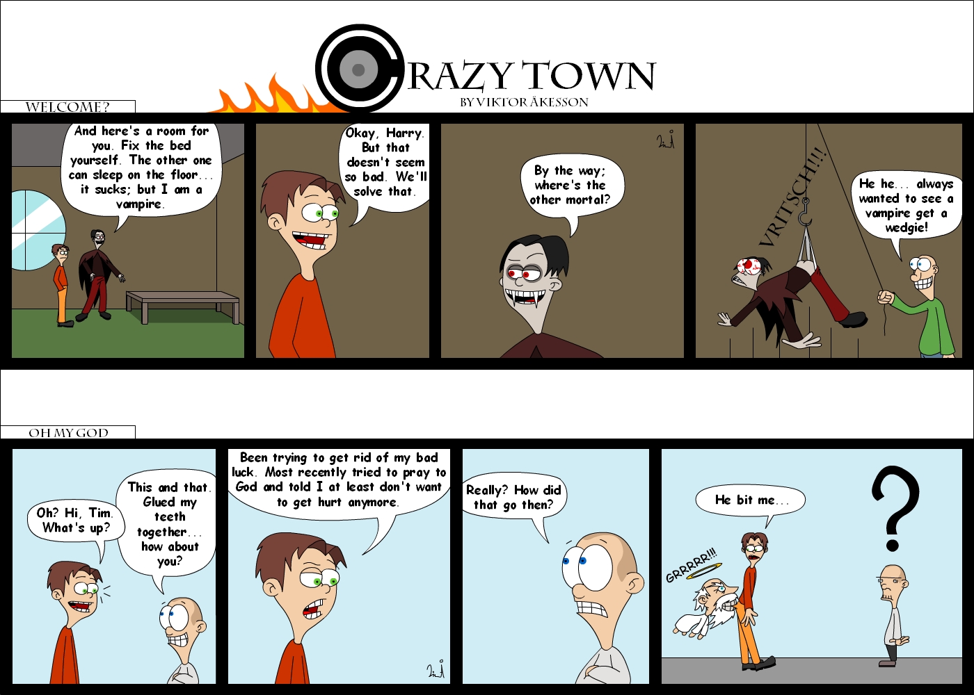 Crazy Town Comic Strips 2