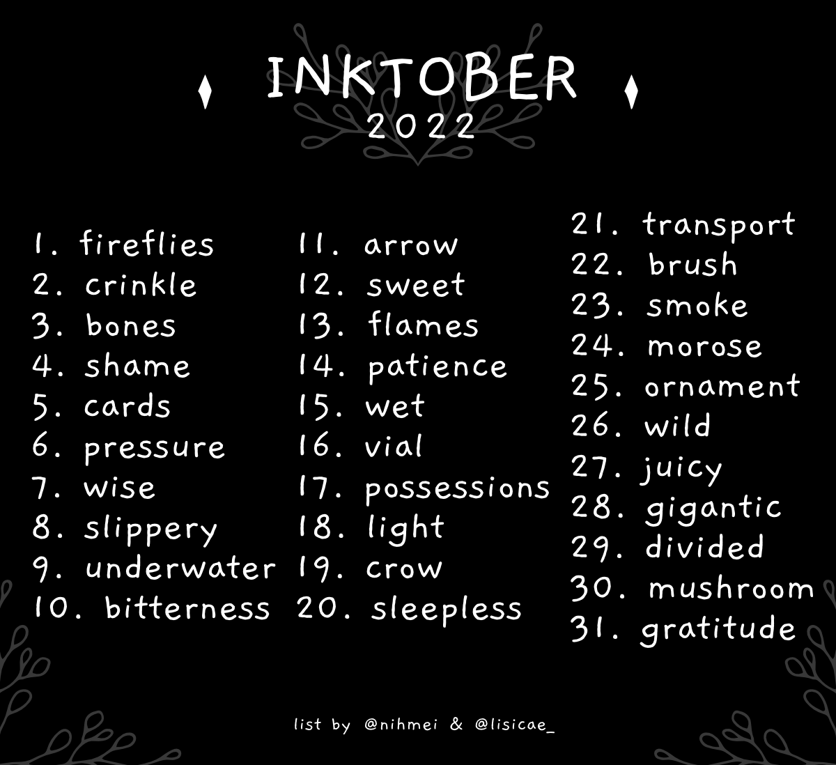 Inktober Day 1 Fireflies By Nihmei On DeviantArt inktober-day-1-fireflies-by-nihmei-on-deviantart