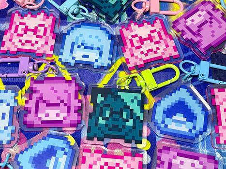 Pixel Deltarune Charms