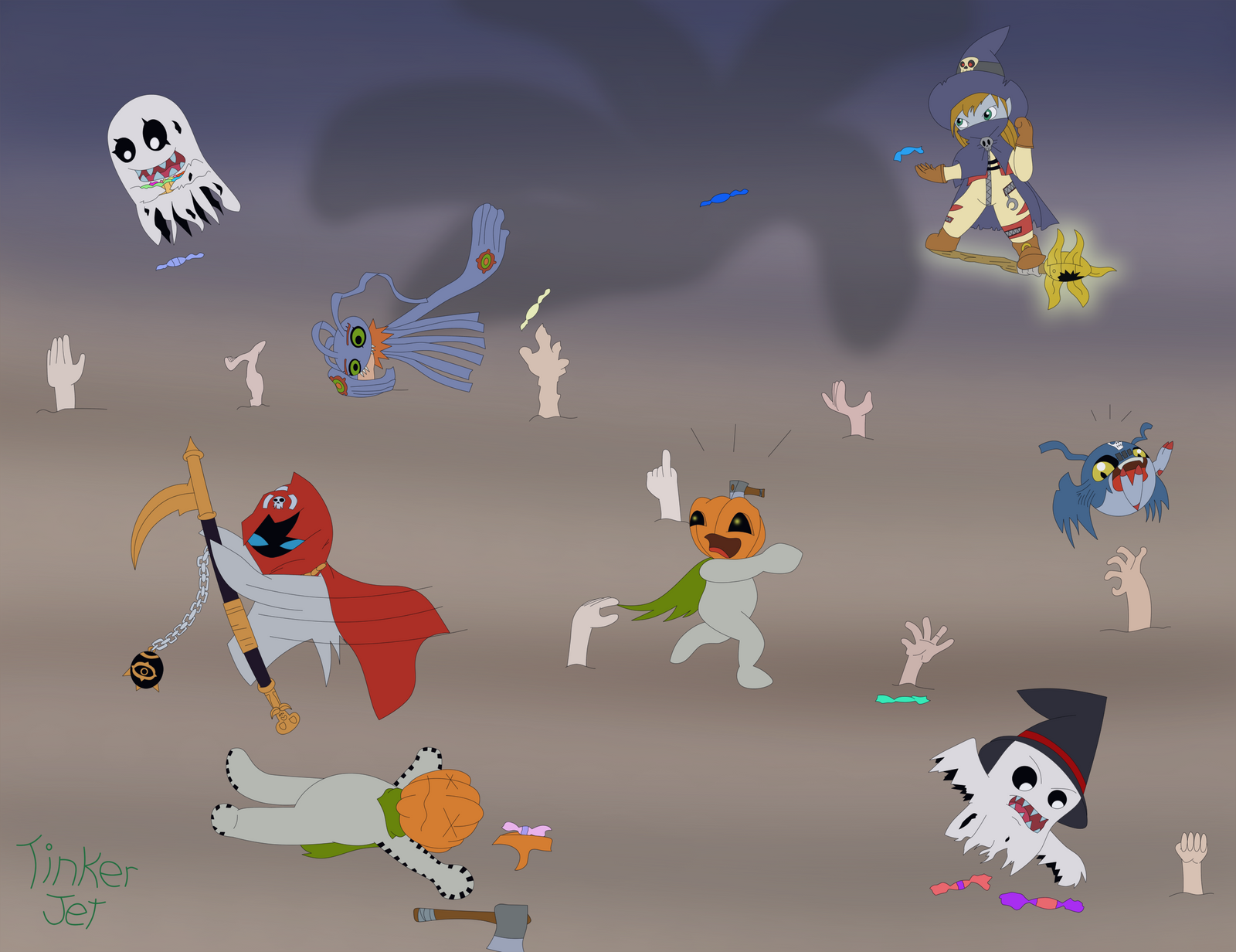 Fallen Tamers - Digimon Halloween 2014