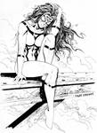 Spider Woman Sketch by TylerKirkham