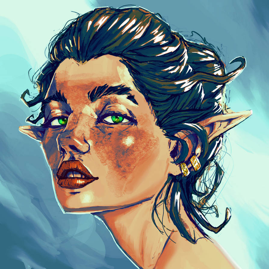 Buff Elf Portrait Elf portrait 2 by Midrava on DeviantArt