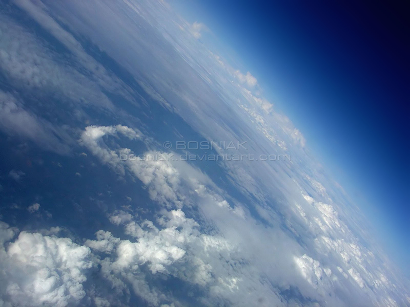 Clouds on Blue Planet