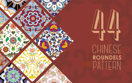 44 PNG Chinese Roundels Imperial Pattern