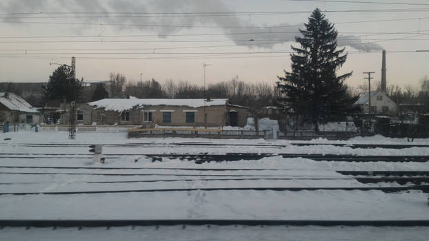 Train winter travel