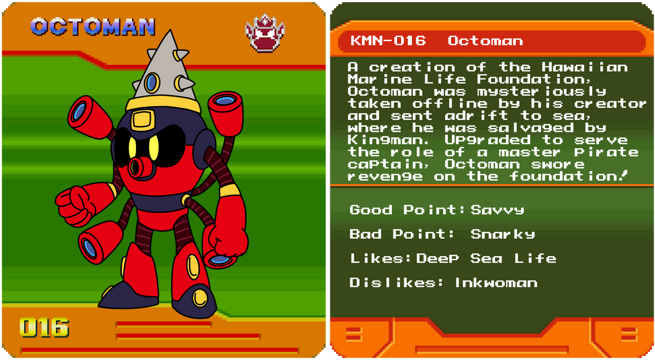 Octoman CD Data by Megamanfan000 on DeviantArt