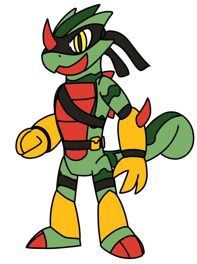 Chamos Drawing Chamos Artwork / CD Data by Megamanfan000 on DeviantArt