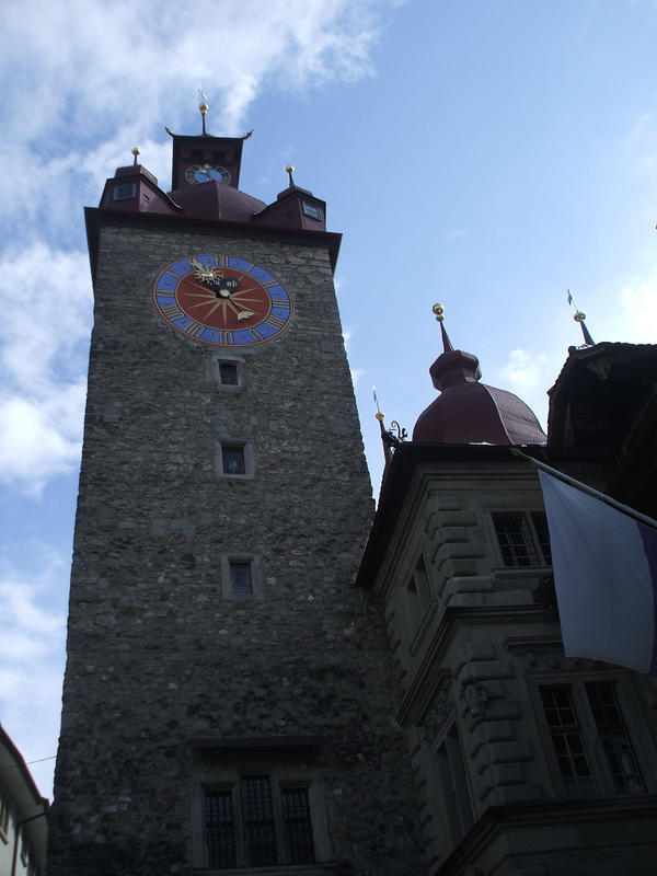 Lucerne Clock Tower by marelle420 on DeviantArt