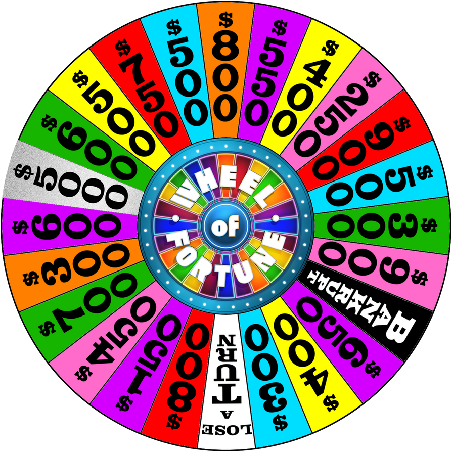 Bonus Wheel Layout My custom wheel of fortune layout by tpirmariofnaf100 on DeviantArt