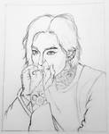 Bae Jinyoung Sketch- 11 by CarlaSimone