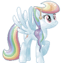 Crystalised Rainbow Dash