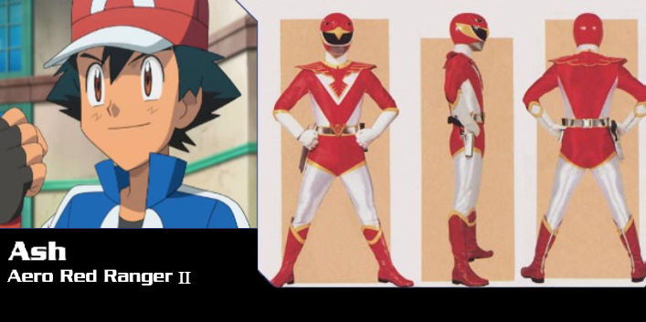Ash - 2nd Aero Chase Red Ranger by Empoleontrap5555 on DeviantArt