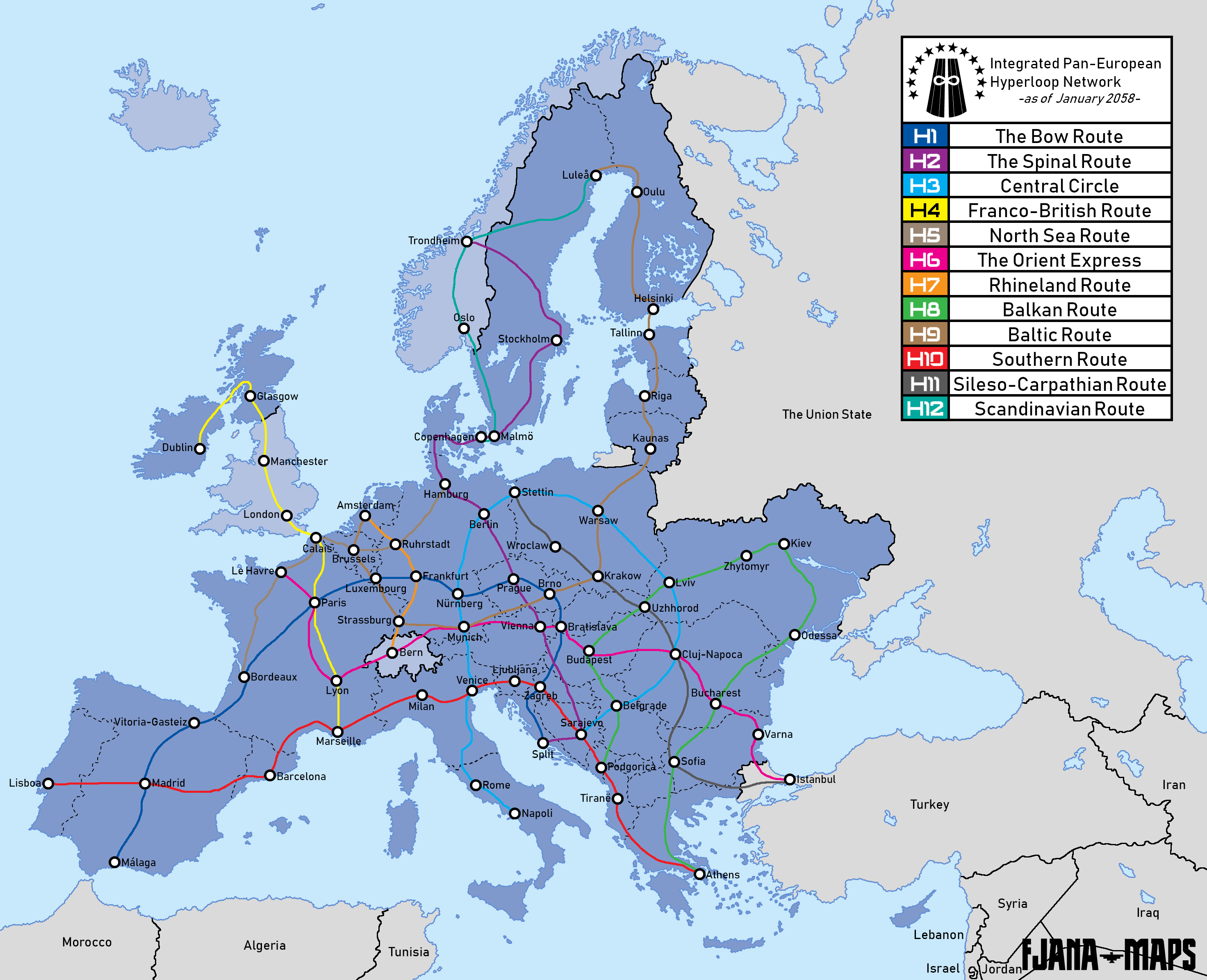 European Integrated Hyperloop System by Fjana on DeviantArt
