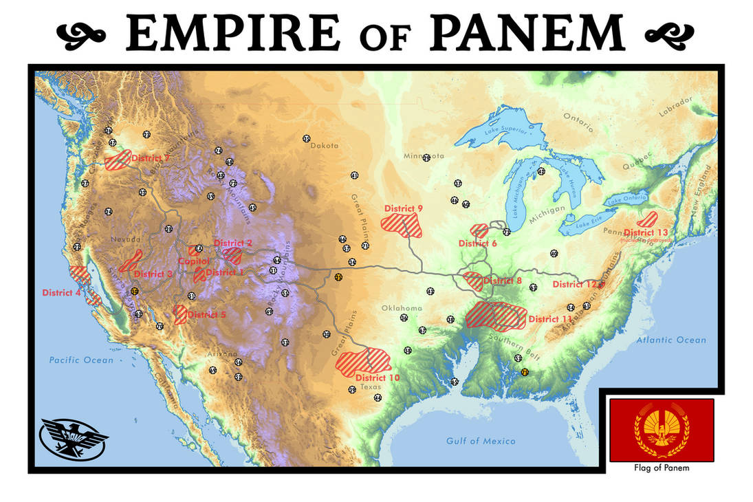 Deviantart Panem The Empire of Panem (Hunger Games) by Fjana on DeviantArt
