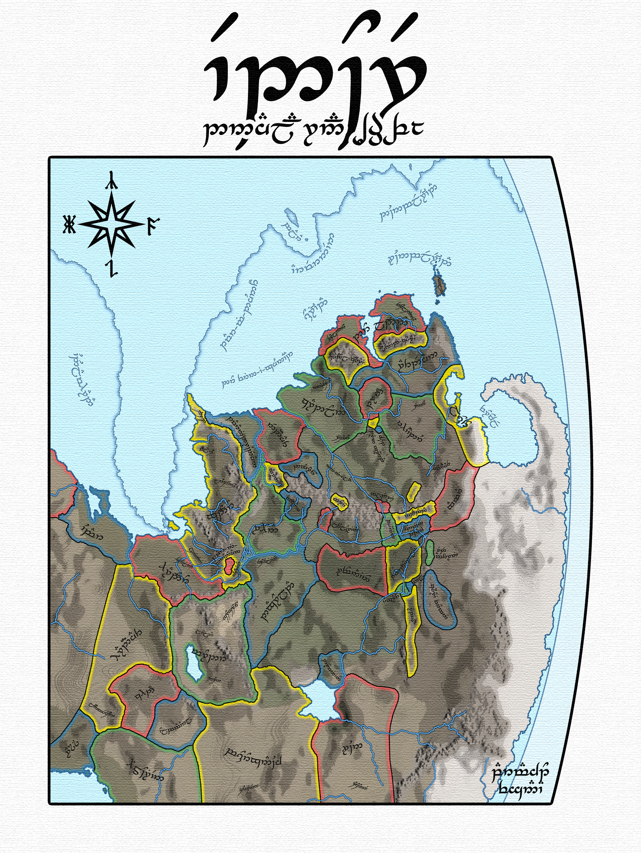 Middle-earth Total War Map with Settlements by ReddyHicks001 on DeviantArt