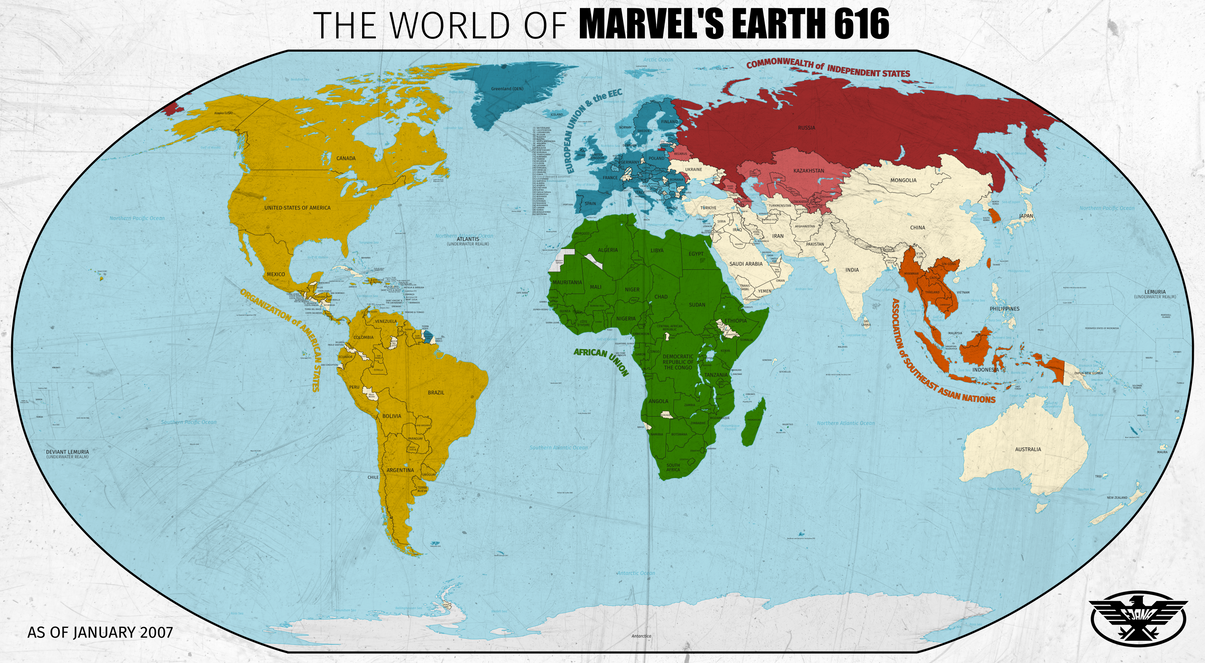 The World of: Marvel (Earth 616) by Fjana on DeviantArt