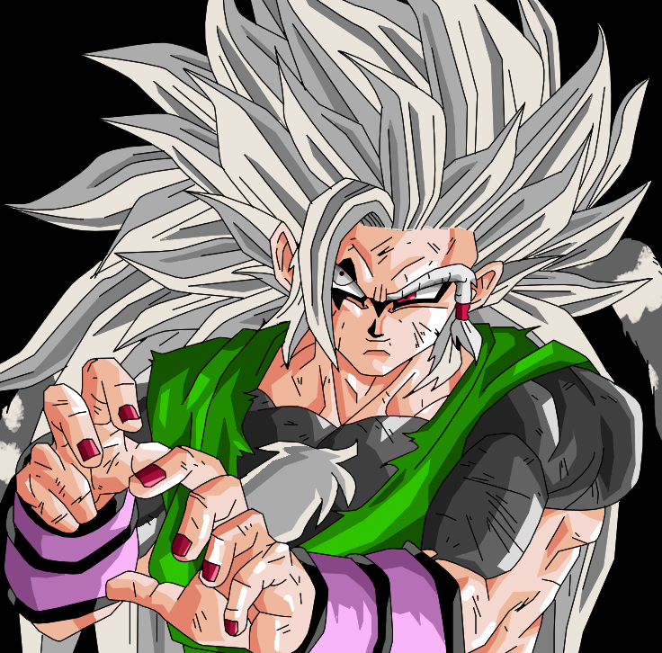 SSJ5 Xeno Goku Render by MohaSetif on DeviantArt