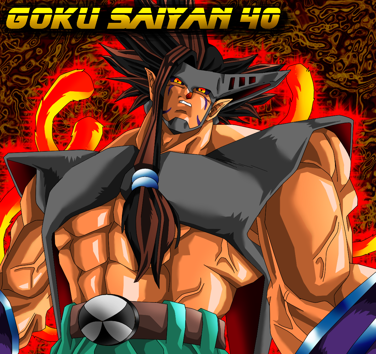 Goku Super Saiyan 46- Super Saiyan Beta by SuperSaiyanAlpha on