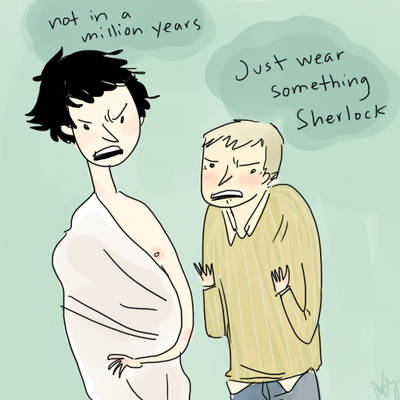 sherlock wear some clothes