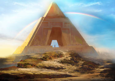 Pyramid temple