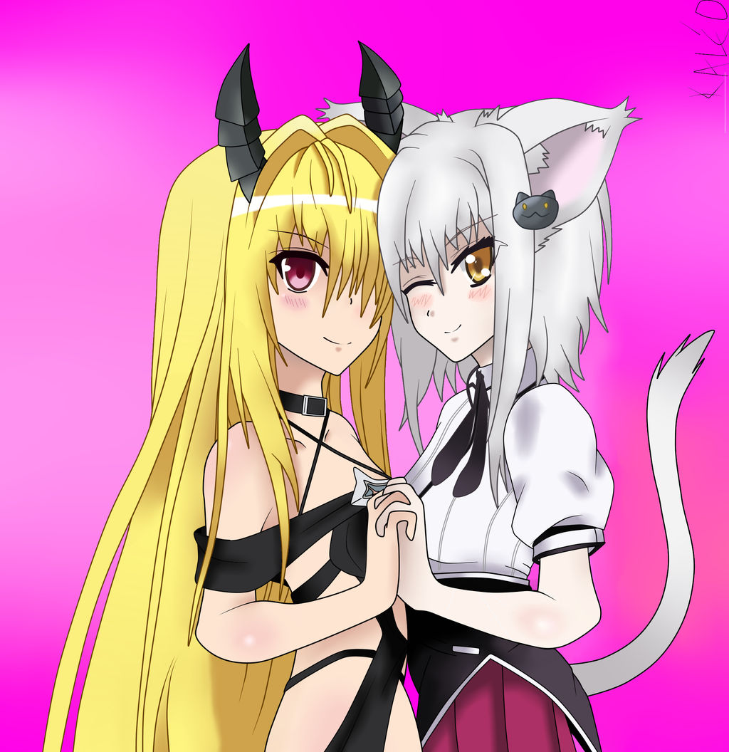 Yami Darkness And Koneko Nekomata By KaLeoBlack On DeviantArt Yami Darkness And Koneko Nekomata By KaLeoBlack On DeviantArt