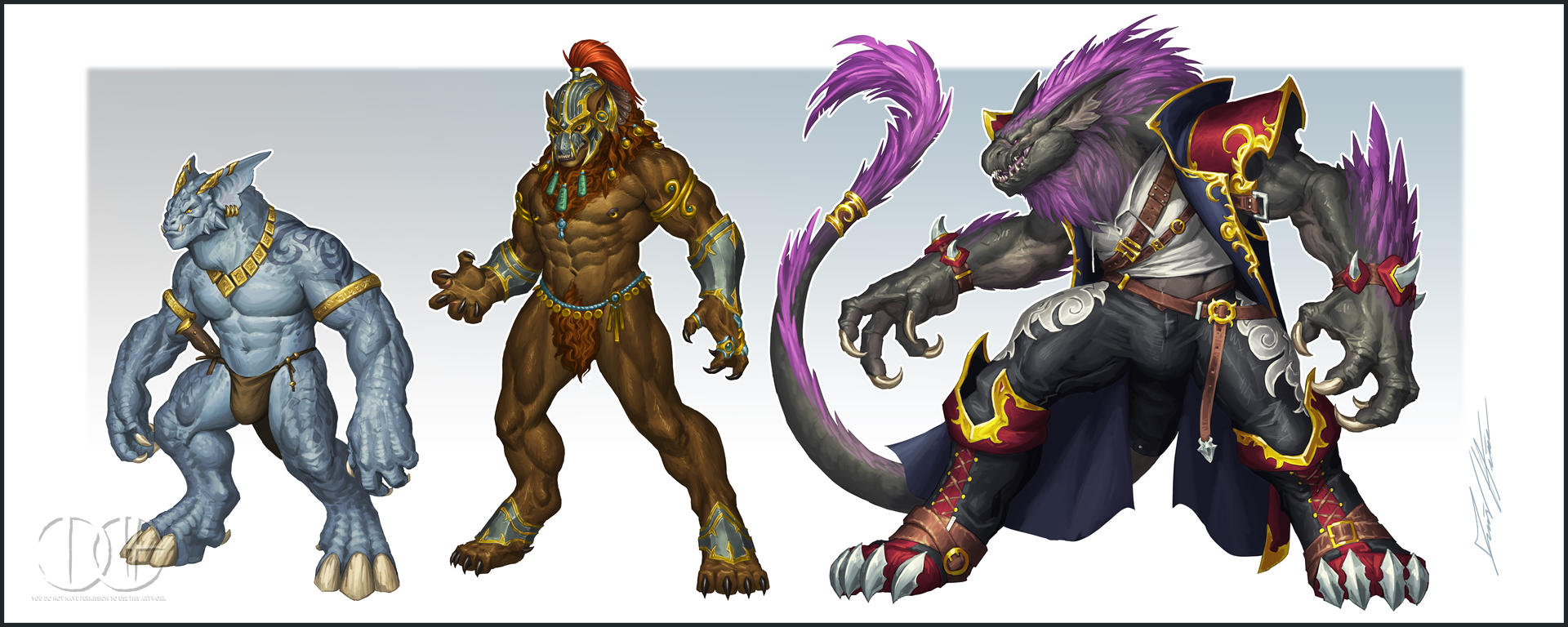 Fast Beastmen Races Beastmen Lineup by Trollfeetwalker on DeviantArt