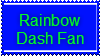 Rainbow Dash Fan Stamp