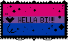 Stamp 003: Hella Bi! by LoulabeIIe