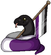 Asexual Snake and Flag (F2U)