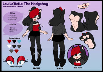 [Reference Sheet] Loula The Hedgehog