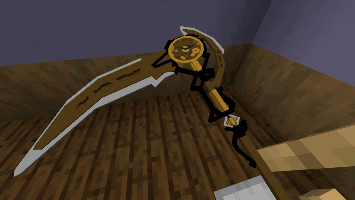 NOW WITH MOVING COGS! - (Animated 3D Model/Weapon) ⚙Clockwork Scythe⚙ Minecraft Texture Pack