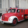 Old feuerwehr truck