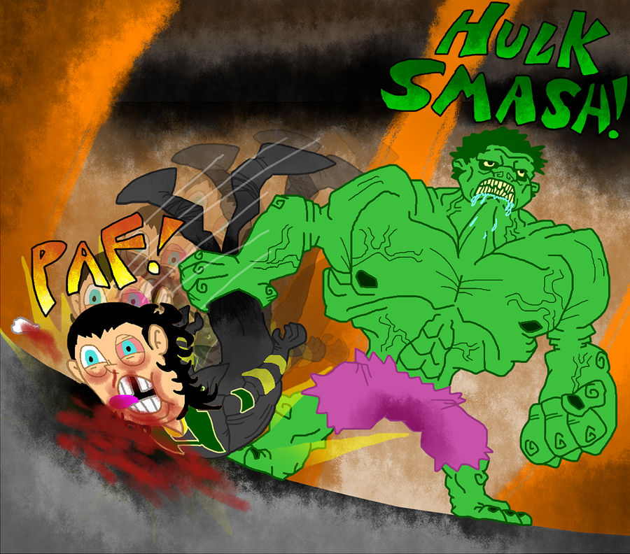 Hulk Smash Loki!